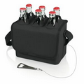 Six-Porter Cooler w/ Removable Divider, Shoulder Strap & Bottle Opener